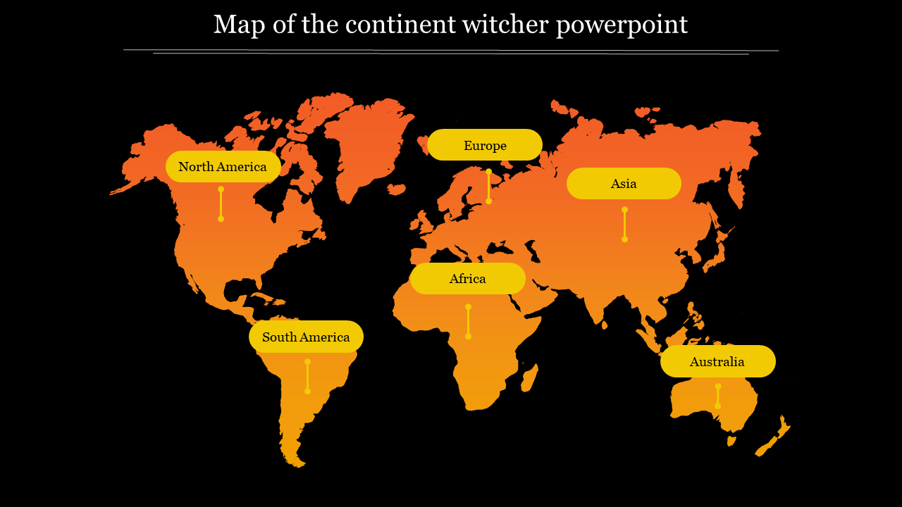 Map of the continent witcher powerpoint